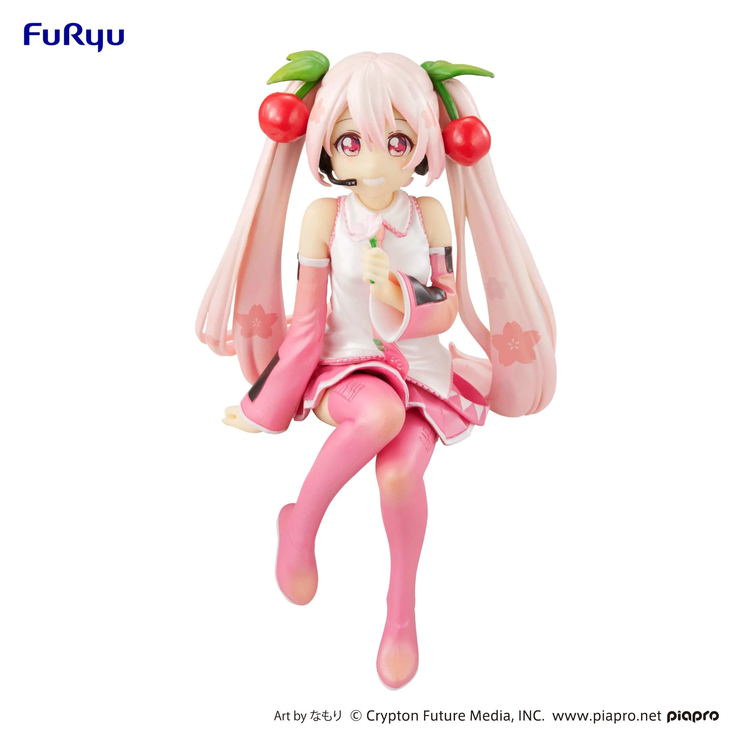 Collectible Merchandise Noodle Stopper Figure Sakura Miku 2022 Pearl Color