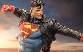 DC Comics Series 7 - Superboy Art Scale 1/10 Robot Piece Stone Statue