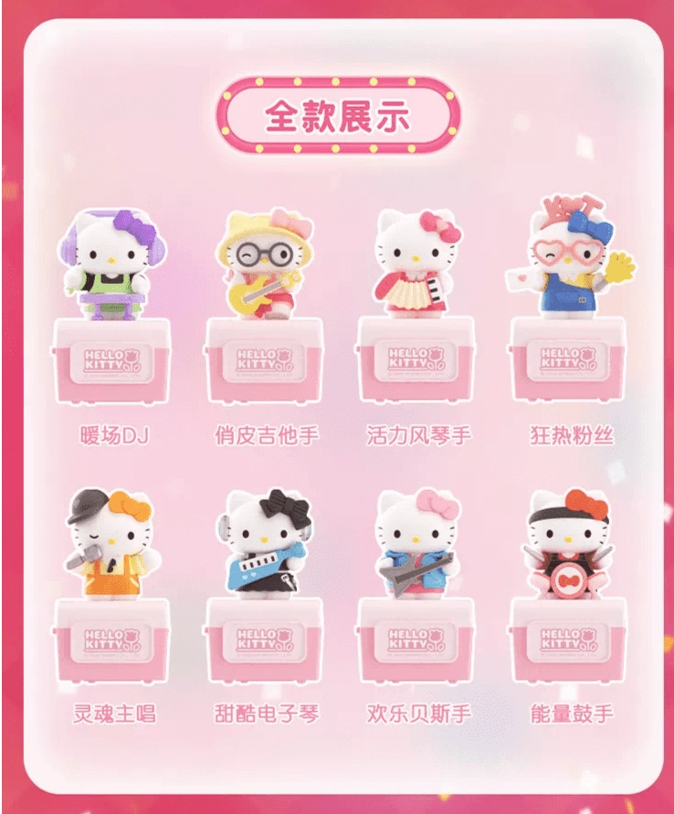 MOETCH Hello KItty Music Fesitval series music box Celebrity Doll