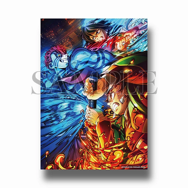 Demon Slayer Kimetsu no Yaiba the Movie Mugen Castle Arc Chapter 1 Akaza Returns - 3rd Key Visual Specially Printed A3 Poster Character Display