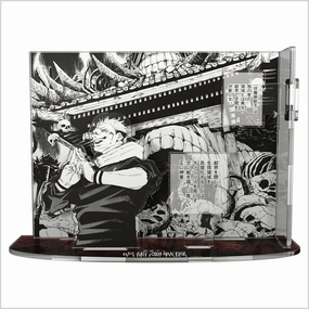 Diorama Acrylic Sukuna Jujutsu Kaisen Exhibition Realistic Art Mid Century
