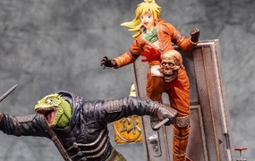 Wall Mounted Dorohedoro - Caiman and Nikaido Elite FigumiZ Statue