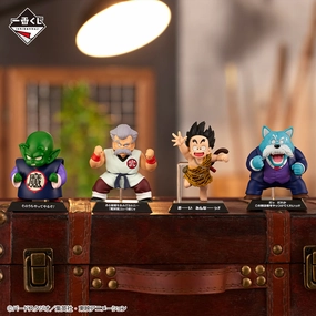 Miniature Piece Business gift DRAGON BALL ICHIBAN KUJI - Dragon Ball EX Temple Above the Clouds - E PRIZE - DRAGON ARCHIVES COMPLETE SET 4 Pcs