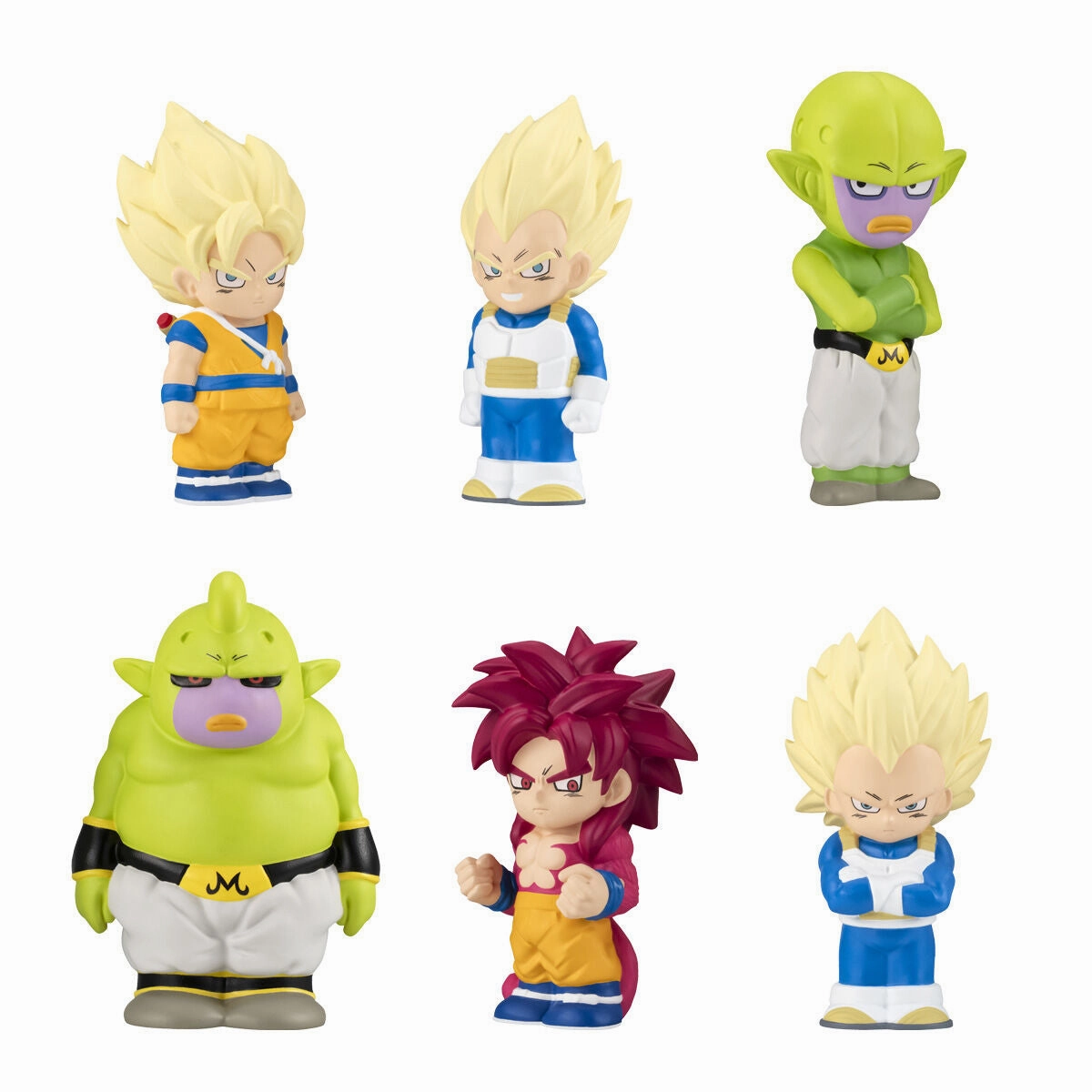 Dragon Ball Sofbits - Dragon Ball Vol.2 Complete set of 6 Types Character Statue Display Shelf