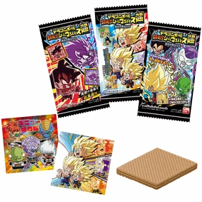 Dragon Ball Super - Warrior Seal Wafer Super Clash of Warriors Candy Toys, Snacks (Box of 20 Pcs) PVC Model Superhero Product