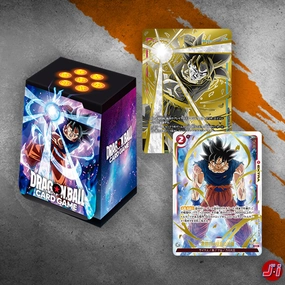 DRAGON BALL SUPER CARD GAME FUSION WORLD - Official Card Case 01 - Son Goku Superhero Model Limited Edition