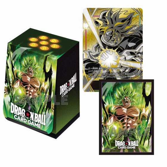 Dragon Ball Super Card Game Fusion World Official Card Case and Sleeve - Set 04 Broly Personal Collection Native Art