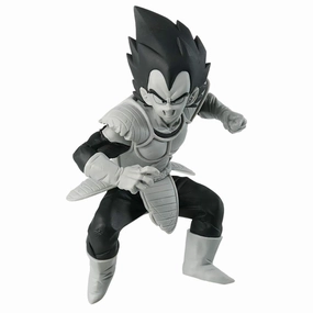 DRAGON BALL Z BWFC - WORLD FIGURE COLOSSEUM 2 VOL.6 VEGETA (BLACK AND WHITE) Silver Coated