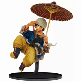 Posable Model Bronze Cast DRAGON BALL Z BWFC WORLD FIGURE COLOSSEUM ZOKEI TENKAICHI BUDOKAI 2 PART 5 - SON GOKU PARASOL