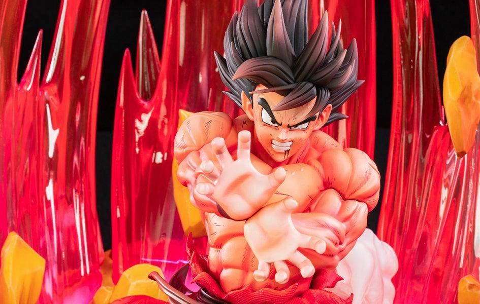 Superhero Item Luxury Collectible Dragon Ball Z HQS Goku Kaio-ken Statue