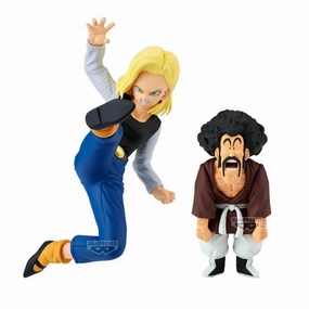 Superhero Unit Surrealist Art Dragon Ball Z Match Makers - Android 18 VS Mr. Satan (VS Mighty Mask) [Pre-Order Jan 2026]