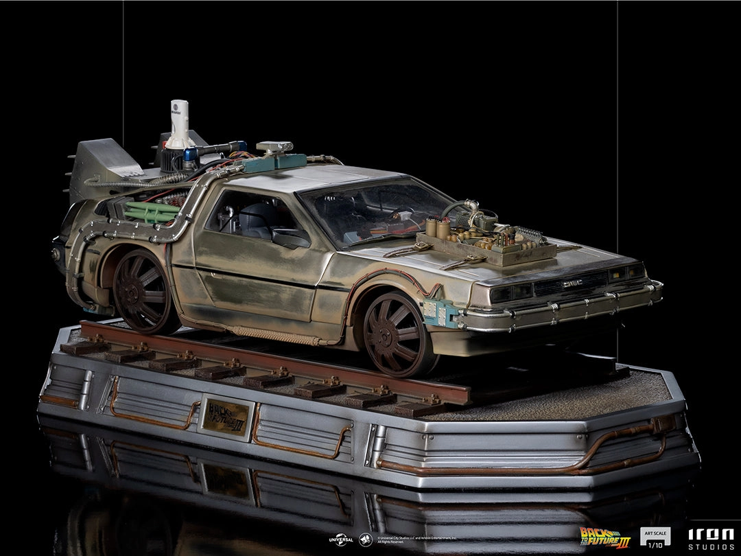 Back to the Future Part III - DeLorean III Art Scale 1/10 Superhero Display World Heritage