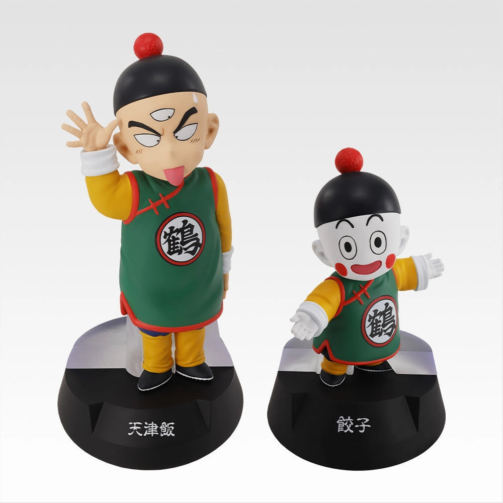 Designer Model Indie Game Ichiban Kuji Dragon Ball Assemble Collection Son Goku's Childhood - E Prize Tenshinhan Chiaotzu Assemble Figure