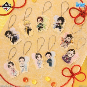 Ichiban Kuji Demon Slayer Kimetsu no Yaiba Brothers of Thunder - F Prize Kyun Chara Acrylic Charm Complete Set of 10 Types Realistic Sculpture Superhero Piece