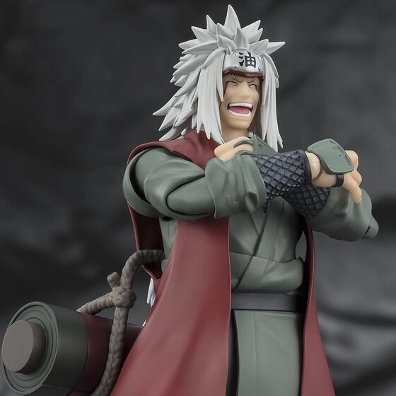 NARUTO SHIPPUDEN S.H.FIGUARTS - JIRAIYA SACRED ART MASTERY KINOHA NO GOUJIN SENNIN MODE SET Original Box Gaming Hobby