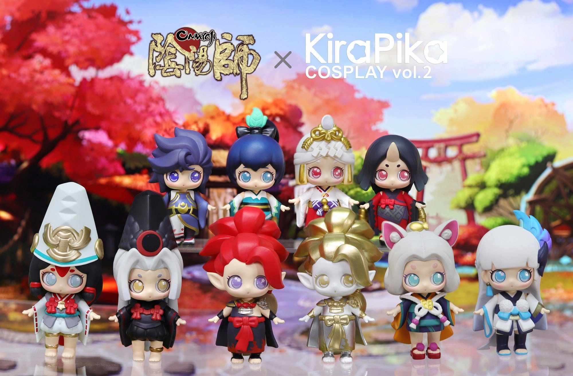 Posable Figure Display Item IATOYS ONMYOJI x KiraPika COSPLAY SERIES Vol. 2