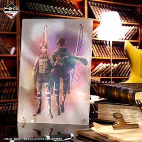 Ichiban Kuji Attack on Titan - Rumbling - E Prize - Acrylic Board - Offer Your Heart Miniature Product Avid Fan