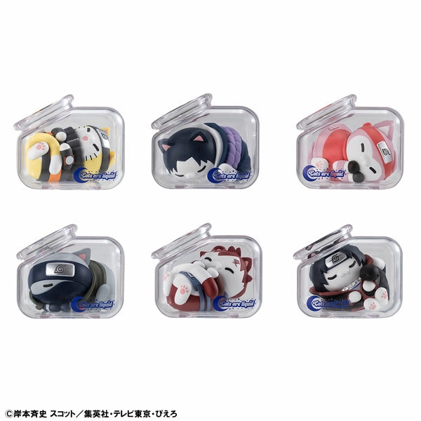 MEGA CAT PROJECT NARUTO Shippuden Good Night Nyaruto! (SET of 8pcs) Contemporary Home