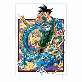 Limited Piece Shelving Decoration Dragon Ball JCS Exclusive - Foil Acrylic Art Goku [Pre-Order Mar 2026]