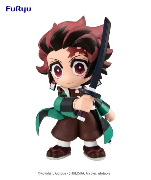 FURYU Demon Slayer : Kimetsu no Yaiba Kamado Tanjiro TOONIZE Anime Statue Swapable Head