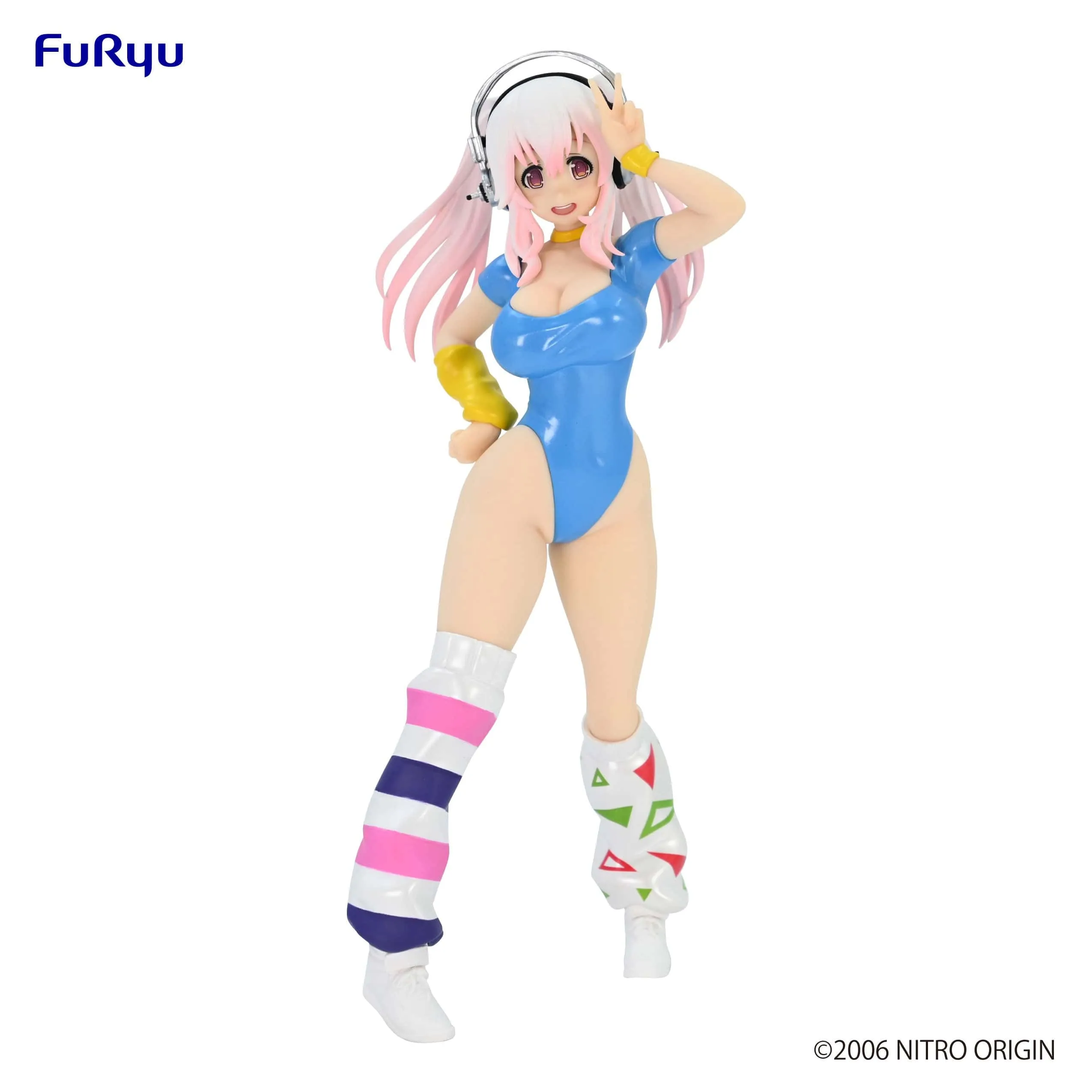 FURYU SUPER SONICO Concept Figure 80's Another Color Blue (rerun) Collectible Art Display Model
