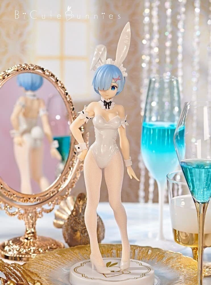 Modern Living FURYU Re ZERO BiCute Bunnies Figure Rem White Pearl Color ver