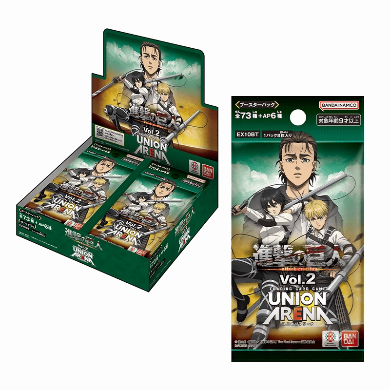Attack on Titan Union Arena Vol 2 [EX10BT] - Box Limited Toy