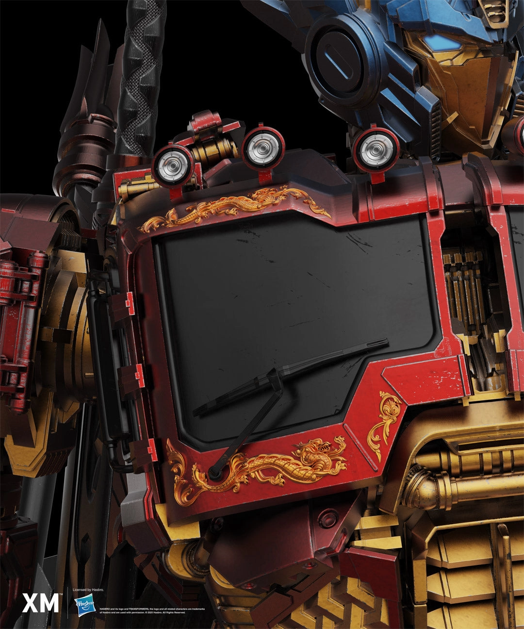 Transformers - Optimus Prime - Azure Dragon (Gold) 1/10 Scale Statue Durable Material