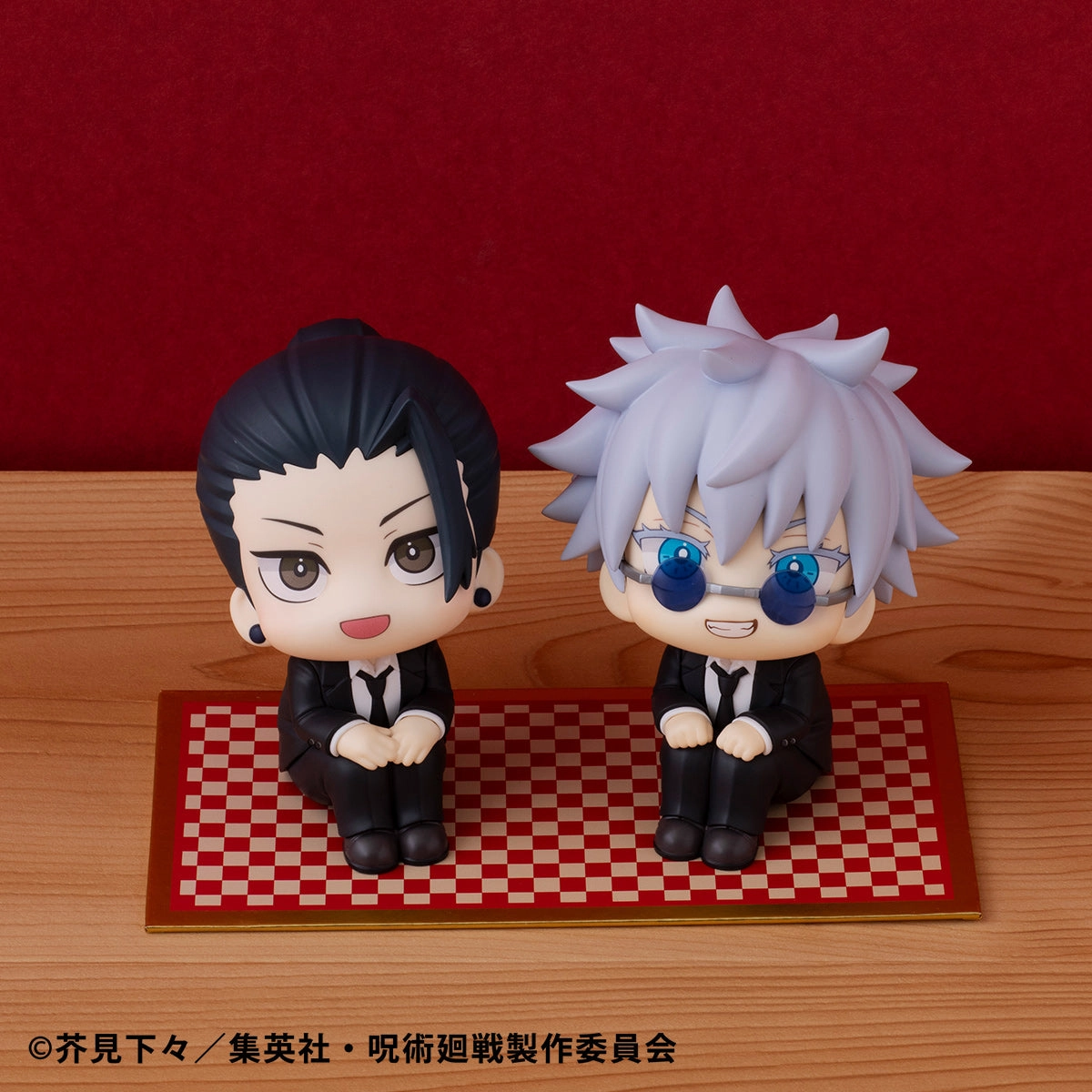 LOOK UP SERIES JUJUTSU KAISEN Satoru Gojo Suit ver?? Suguru Geto Suit ver set??with gift: Cushion?? Bathroom Accent Limited Figure