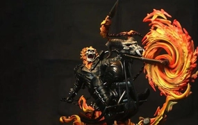 Miniature Toy Ghost Rider 1/4 Scale Statue