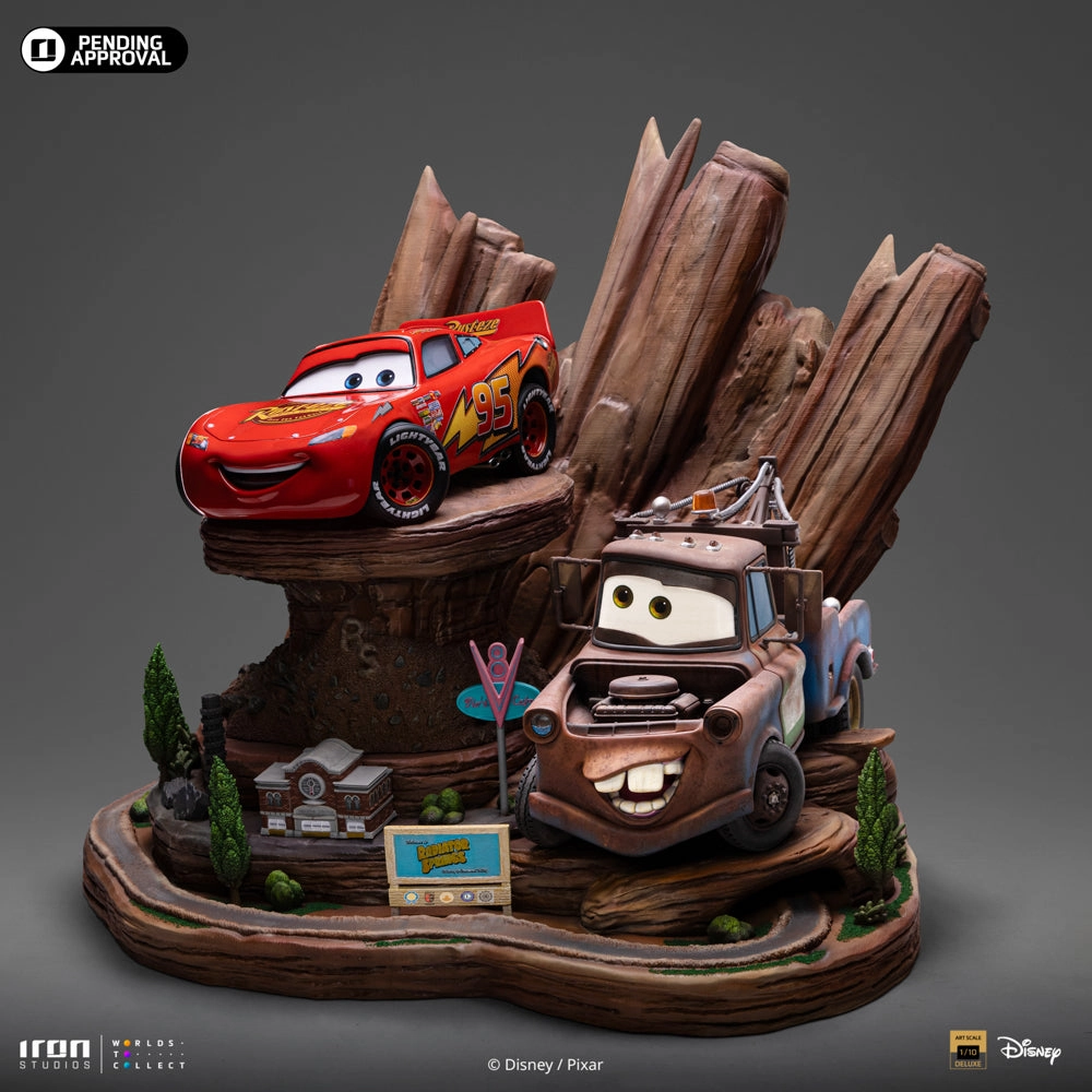 Regional Specialty Cars - Lightning McQueen & Tow Mater Deluxe Art Scale 1/10