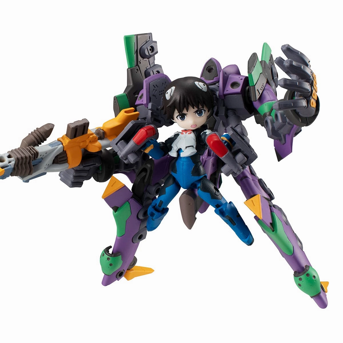 Rebuild of Evangelion DESKTOP ARMY Shinji Ikari & Evangelion Unit 01 Vinyl Showcase