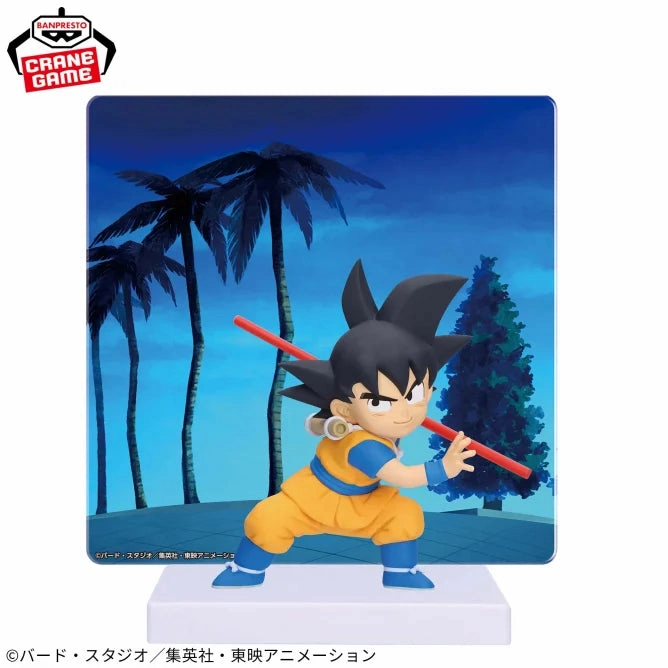 Dragon Ball DAIMA Son Goku (mini) figure with panel Antique Reproduction Anime Toy