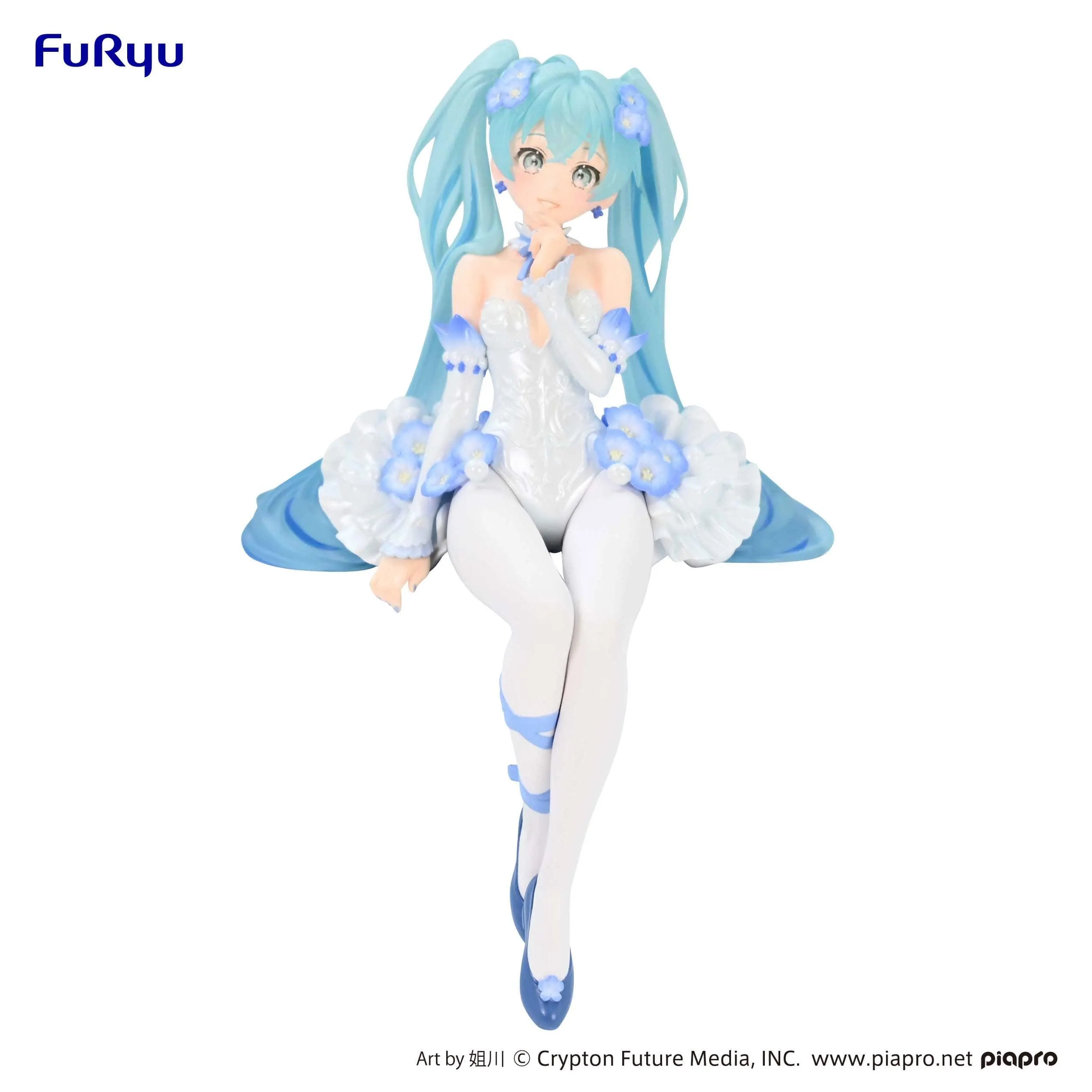 Hatsune Miku Noodle Stopper Figure Hatsune Miku Flower Fairy Nemophila (rerun) Secondary Market Kitchen Decor