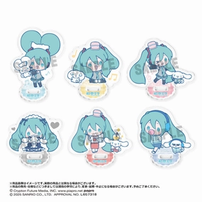 Hatsune Miku x Cinnamoroll Trading Mini Acrylic Stands Enduring Classic Movie Figure