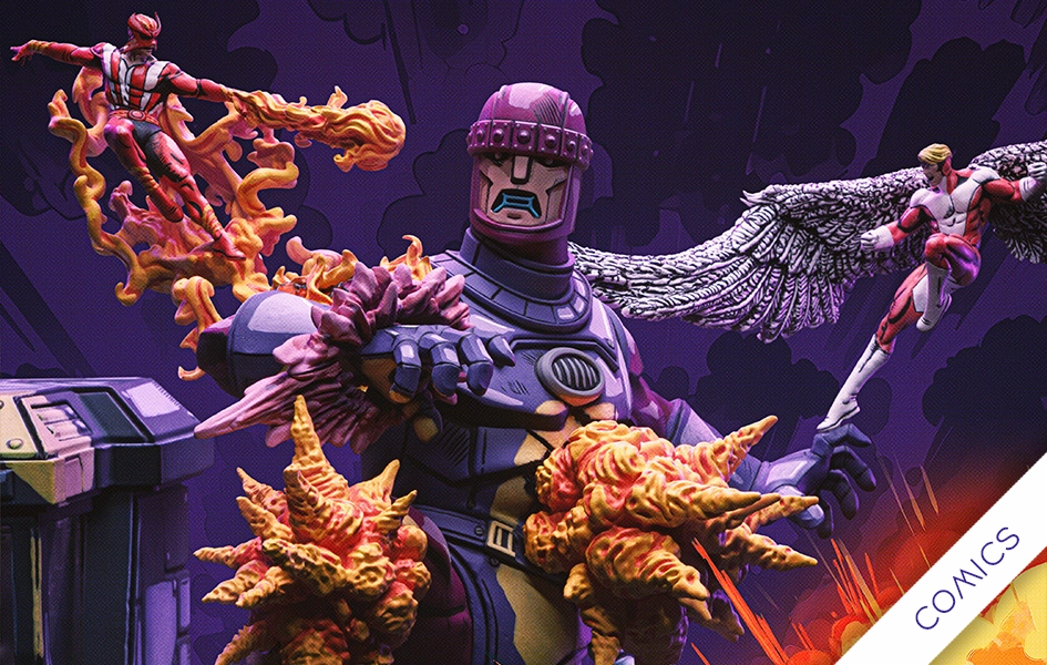 Shelf Display X-Men Danger Room B (Comics Color Variant) Demi Art Scale 1/20