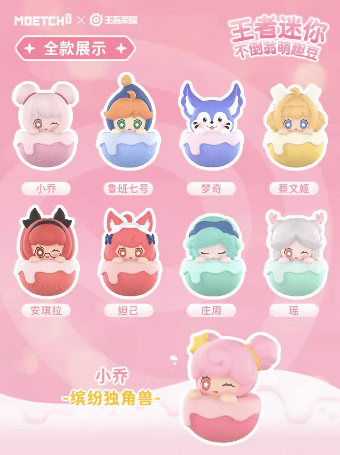 Honor Of Kings DARUMA MINI SERIES Display Statue Asian Art