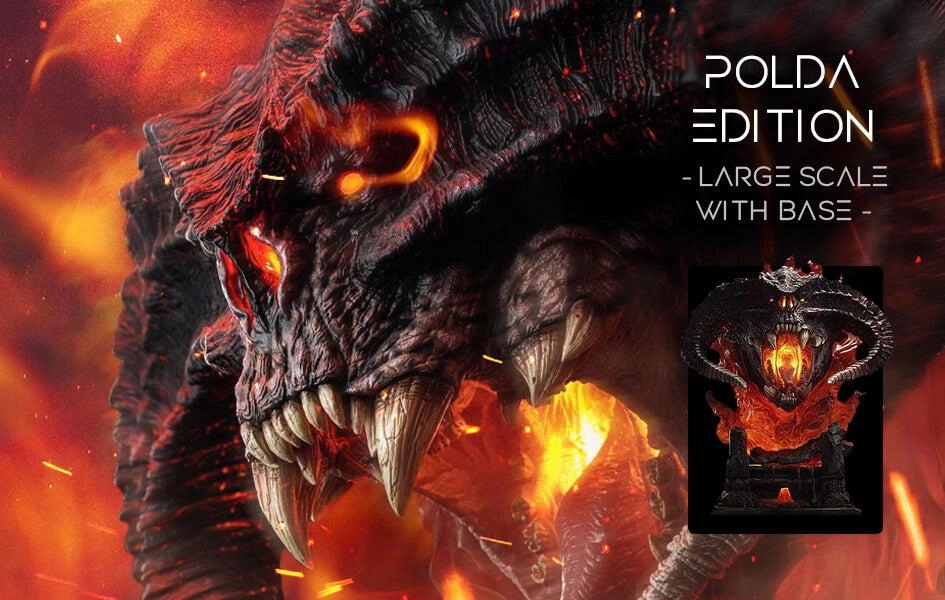 Robot Art Balrog Bust POLDA Edition (LARGE SCALE) WITH Base