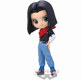Limited Figure Streaming Decor DRAGON BALL Z Q POSKET -ANDROID 17 - B