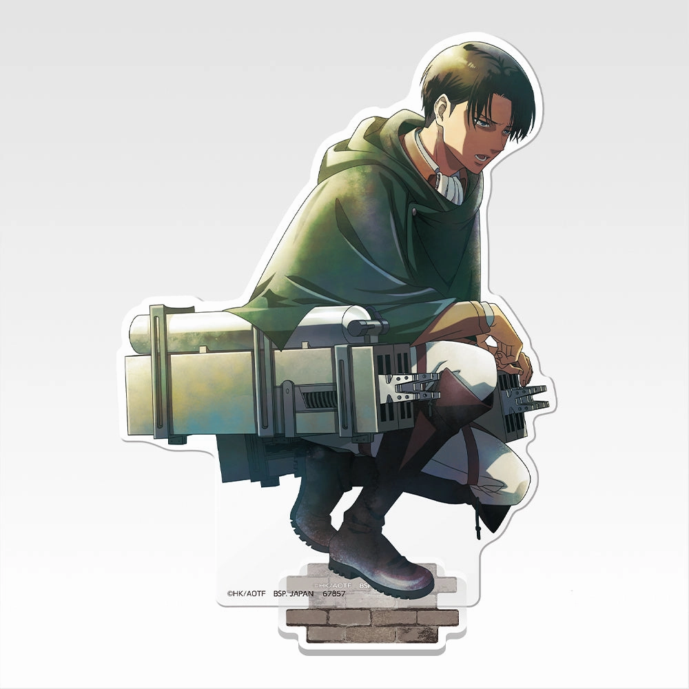 Ichiban Kuji Attack on Titan I'll Take Down the Beast Titan - D Prize Big Acrylic Stand Levi Asian Art