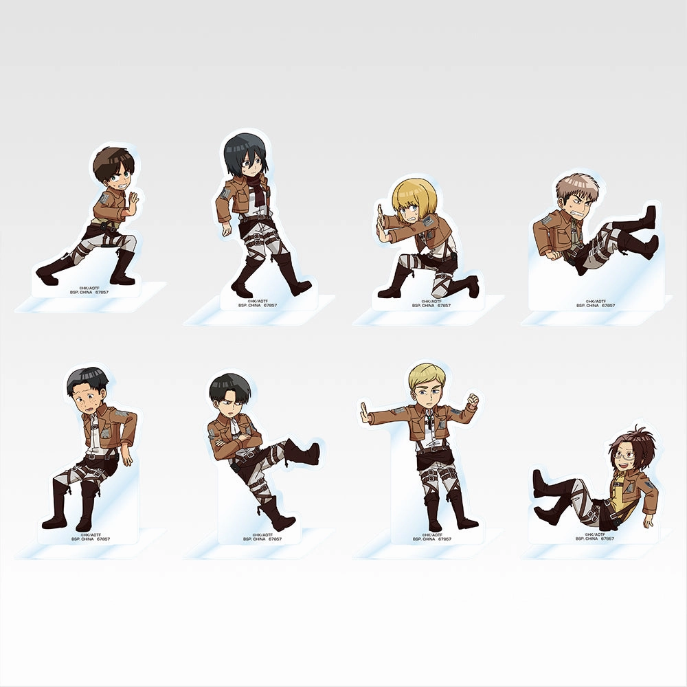 Ichiban Kuji Attack on Titan I'll Take Down the Beast Titan - H Prize Acrylic Stand Complete Set of 8 Types Game Character