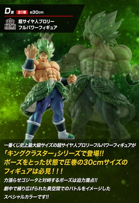 PVC Collectible Display Shelf Ichiban Kuji Dragon Ball vs Omnibus - D Prize Super Saiyan Broly Full Power Figure