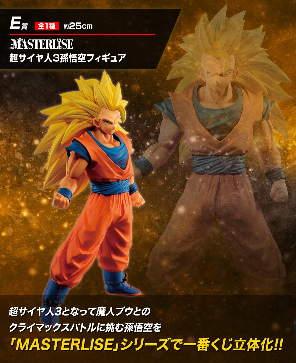 Traditional Craft Ichiban Kuji Dragon Ball VS Omnibus - E Prize Super Saiyan 3 Son Goku MASTERLISE