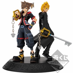 Movie Art ICHIBAN KUJI KINGDOM HEARTS - SECOND MEMORY - A PRIZE - Sora & Roxas Statue