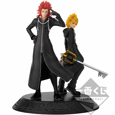 PVC Creation Fantasy Elf ICHIBAN KUJI KINGDOM HEARTS - SECOND MEMORY - LAST ONE PRIZE - Roxas & Axel Statue
