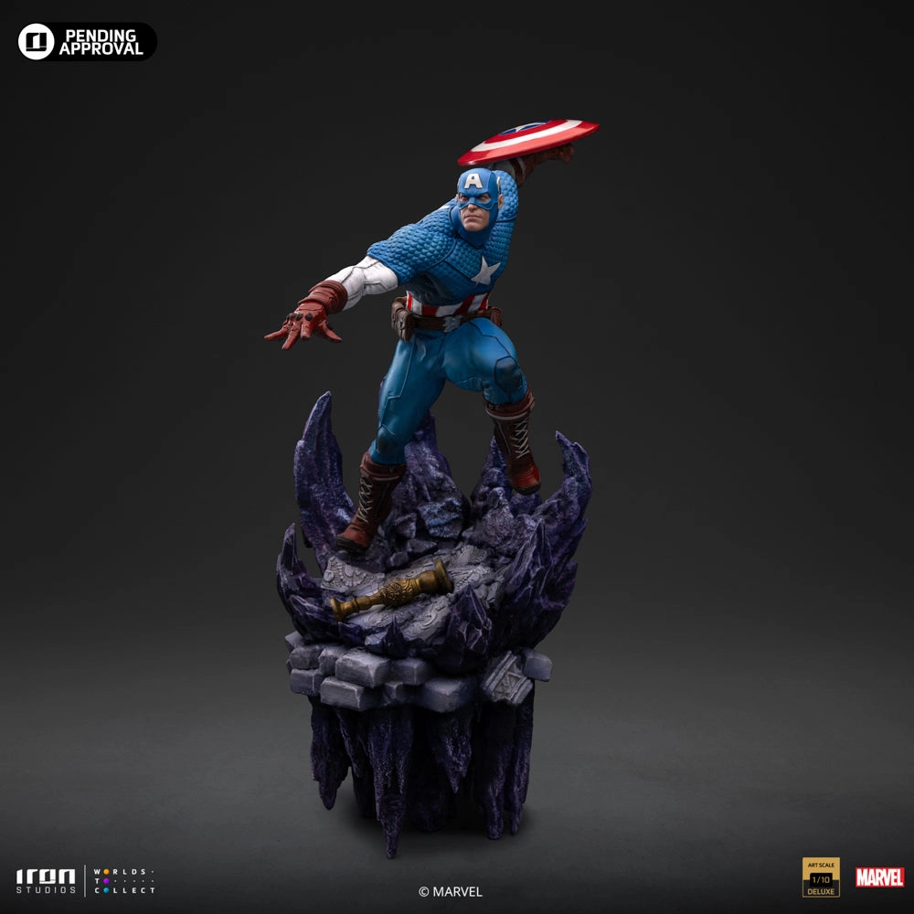 Infinity Gauntlet Diorama - Captain America Deluxe Art Scale 1/10 Horror Icon