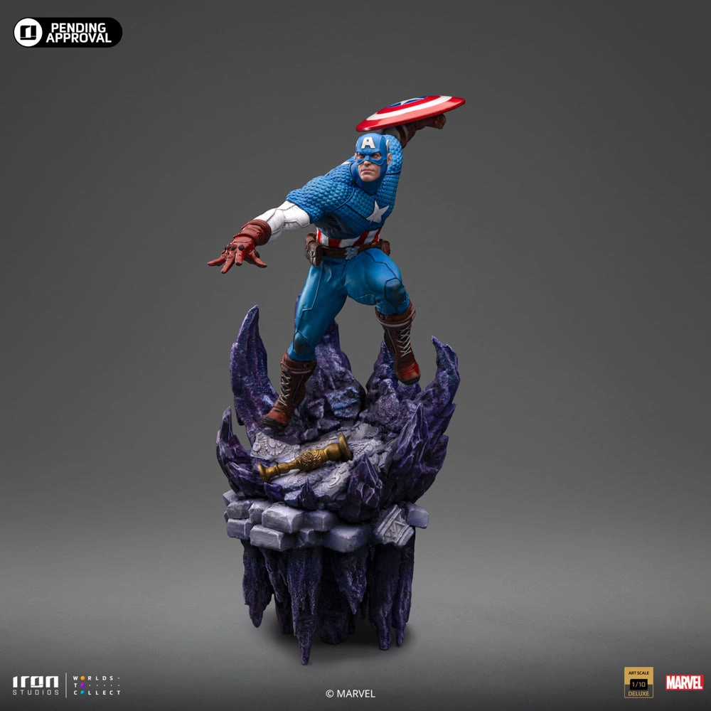Infinity Gauntlet Diorama - Captain America Deluxe Art Scale 1/10 Designer Collection Collectible Hobby