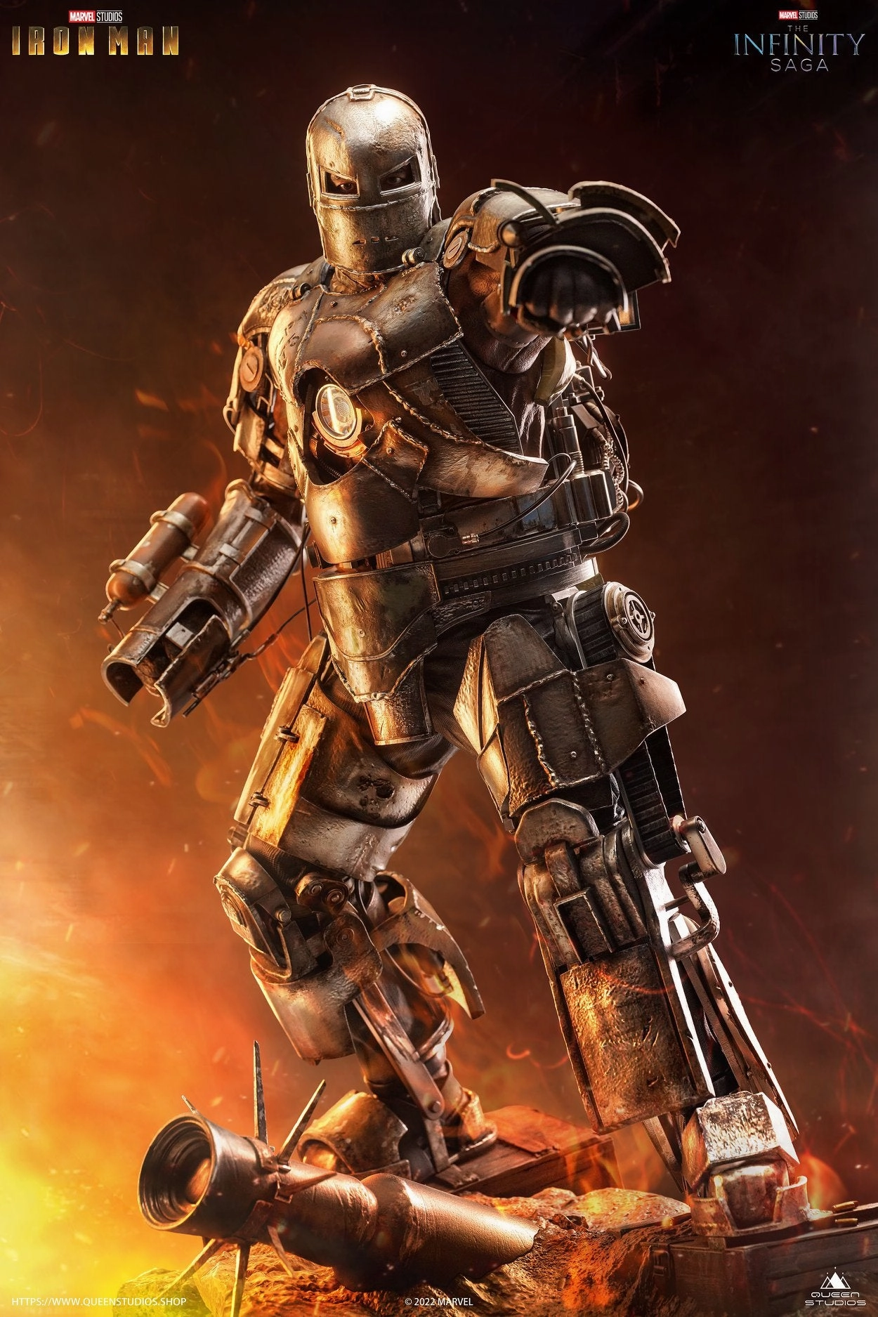 Amateur Hobby Serious Investor Iron Man Mark 1 1/4 Scale Statue