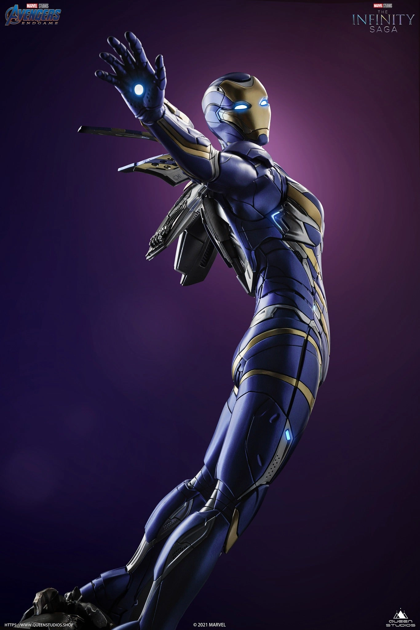 Iron Man Mark 49 Rescue Suit 1/4 Scale Statue Collectible Unit