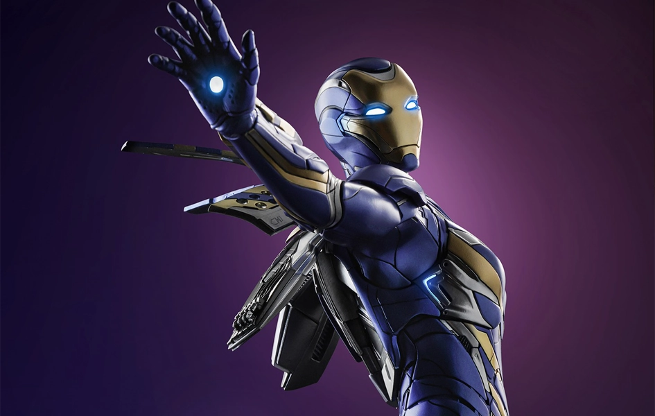 Iron Man Mark 49 Rescue Suit 1/4 Scale Statue Posable Model Designer Merchandise